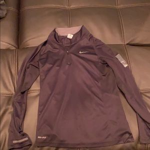 Black Nike wire quarter zip